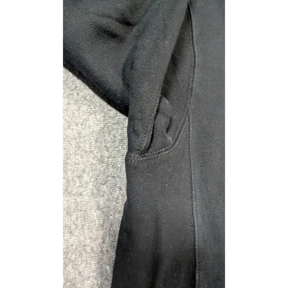 Polo Ralph Lauren Hoodie Men's Black 2XLT Tall Full Zip Sweatshirt Red Pony Logo